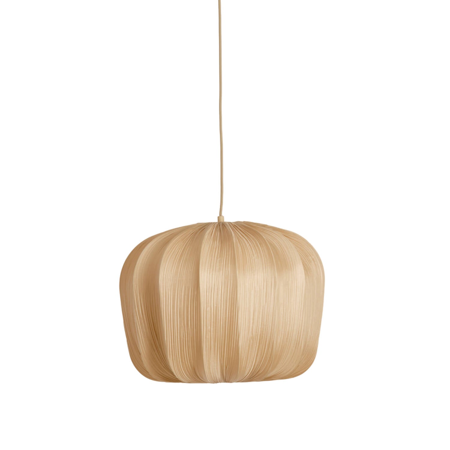 Light & Living - hanglamp - Savina - beige crème - textiel - Ø 50cm -