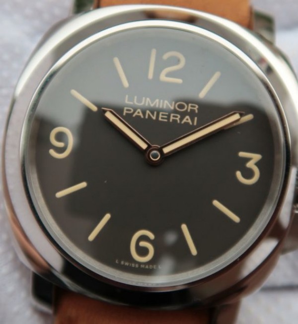 Replica Panerai Luminor PAM390 Brown Leather Strap P.5000 - Top club