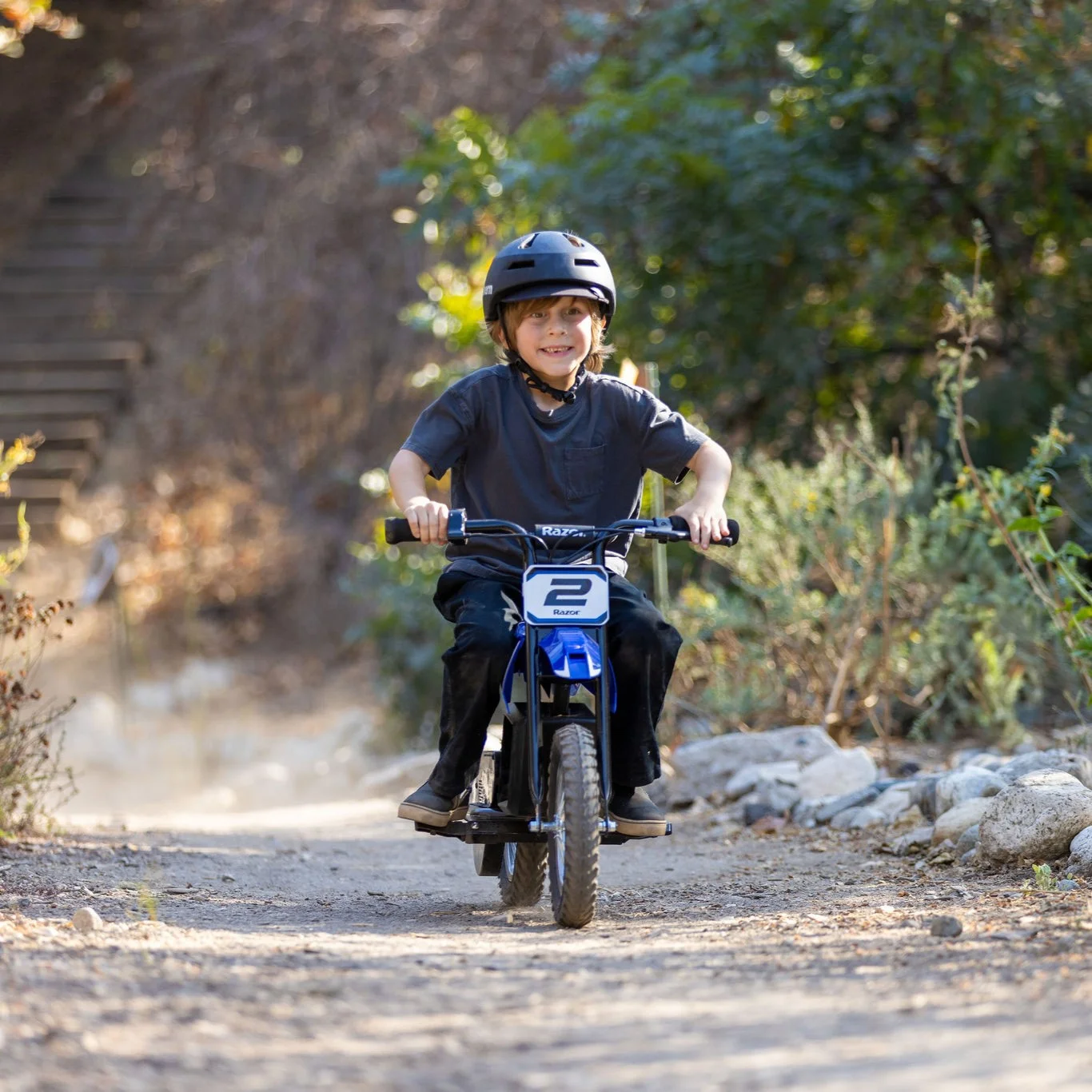 Razor Dirt Rocket MX125 Electric-Powered Dirt Bike - Black with Decal Included, for Child 5+ - Image 31