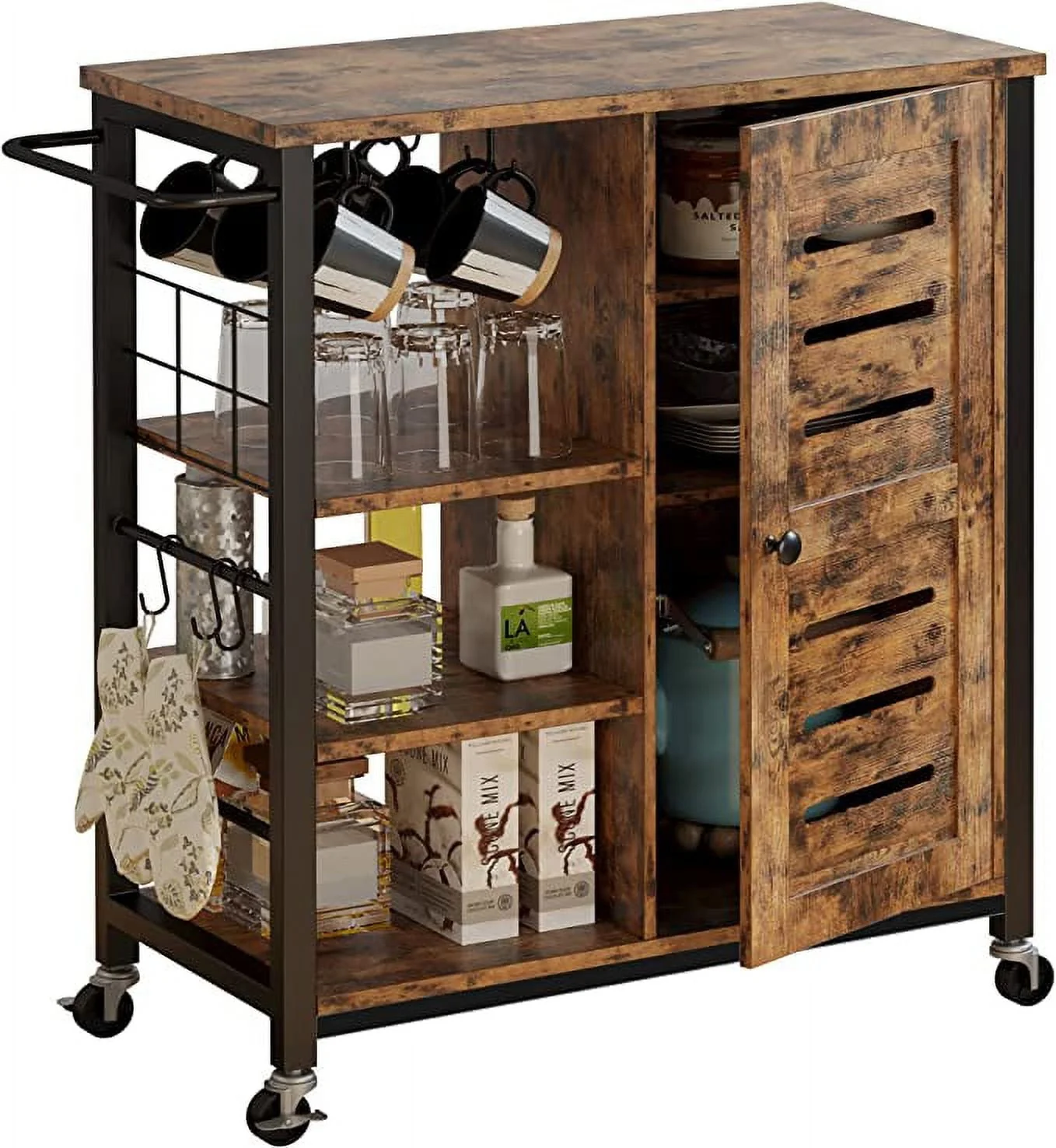 IRONCK Storage Cabinet with Wheels,  31.5