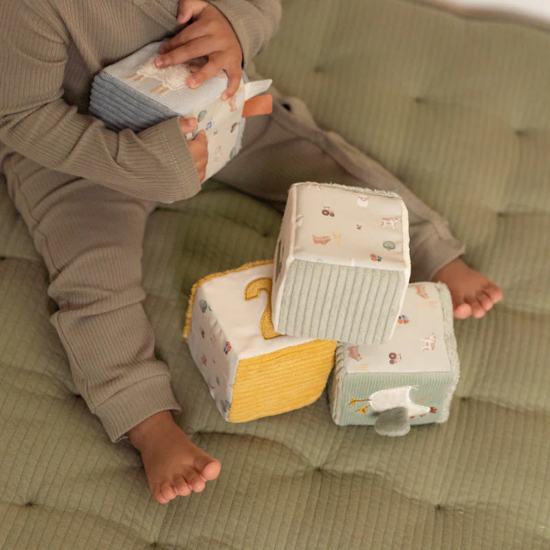 Little Dutch Stoffwürfel Set Little Farm