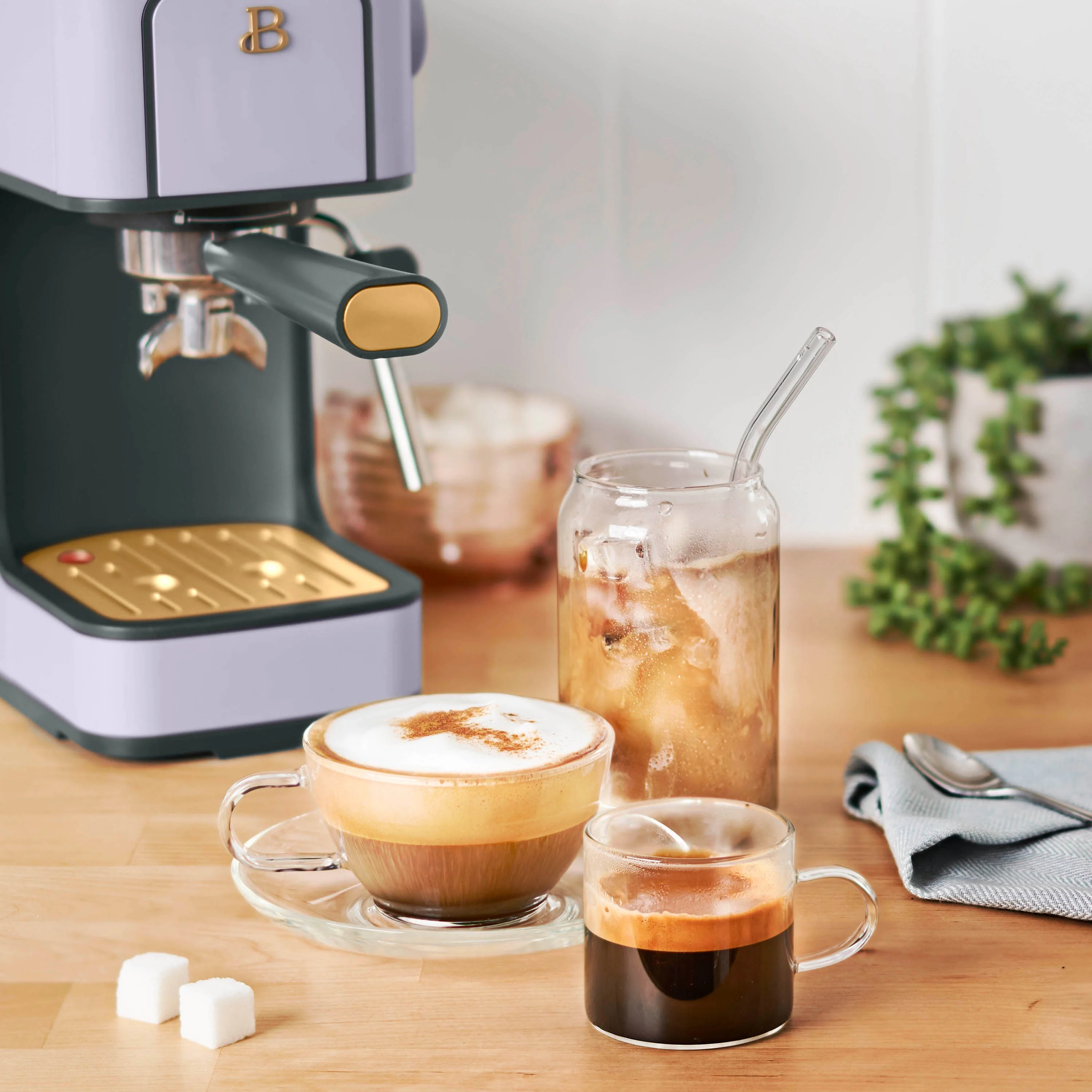 Beautiful Slim Espresso Machine with 20-Bar Pressure, Black Sesame by Drew Barrymore - Image 80
