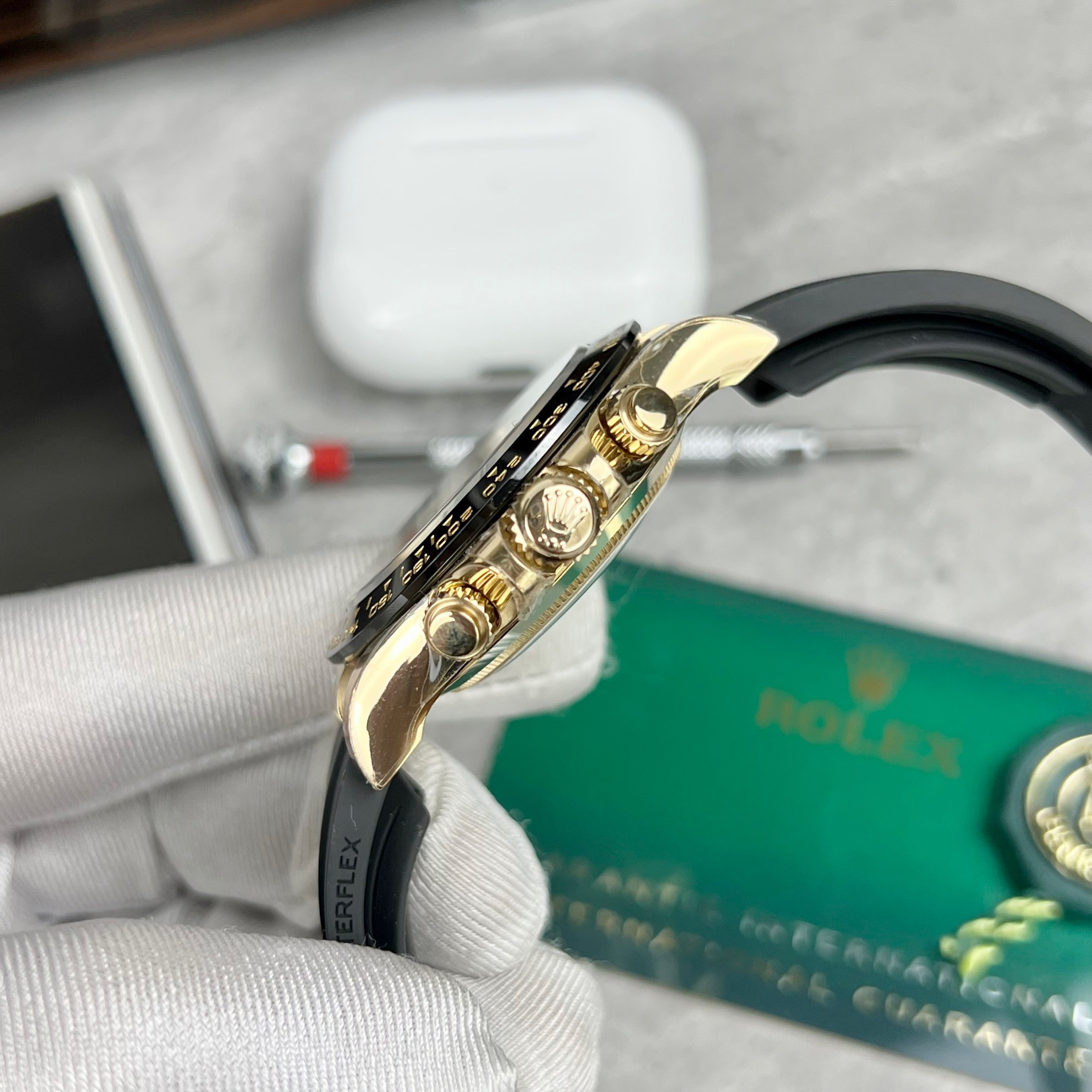 Rolex Replica 1:1 Watch Daytona 116518LN Yellow Champagne Dial 40mm - Top club