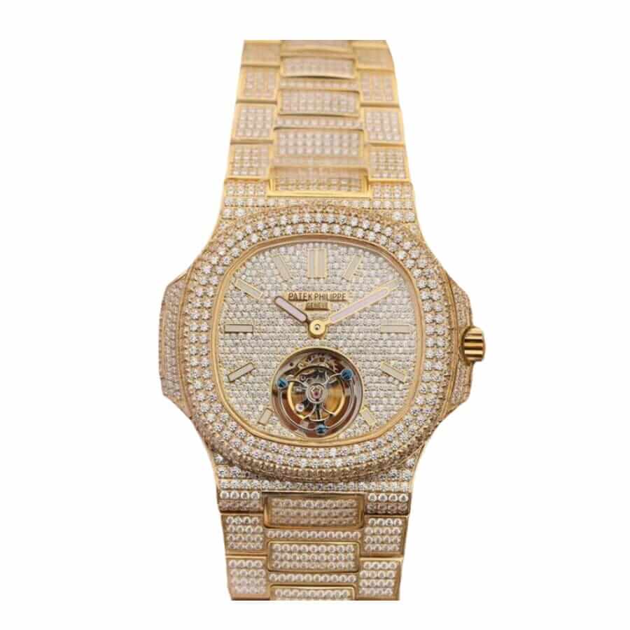 Patek Philippe Nautilus 5711 Fully Yellow Gold Replica - Elite Watch Atelier