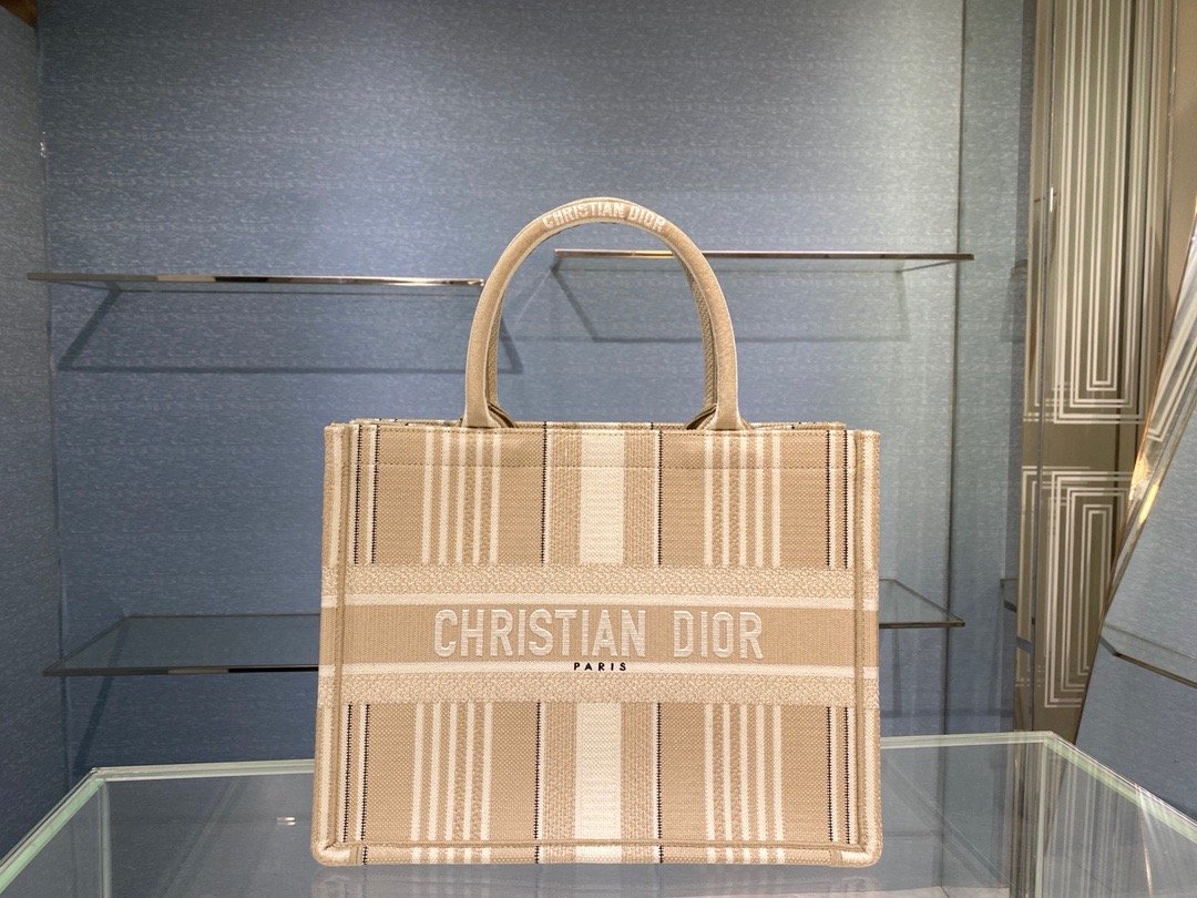 Christian Dior Medium Dior Book Tote Beige, For Women, Women’s Handbags 14in/36cm CD1:1High-quality replica