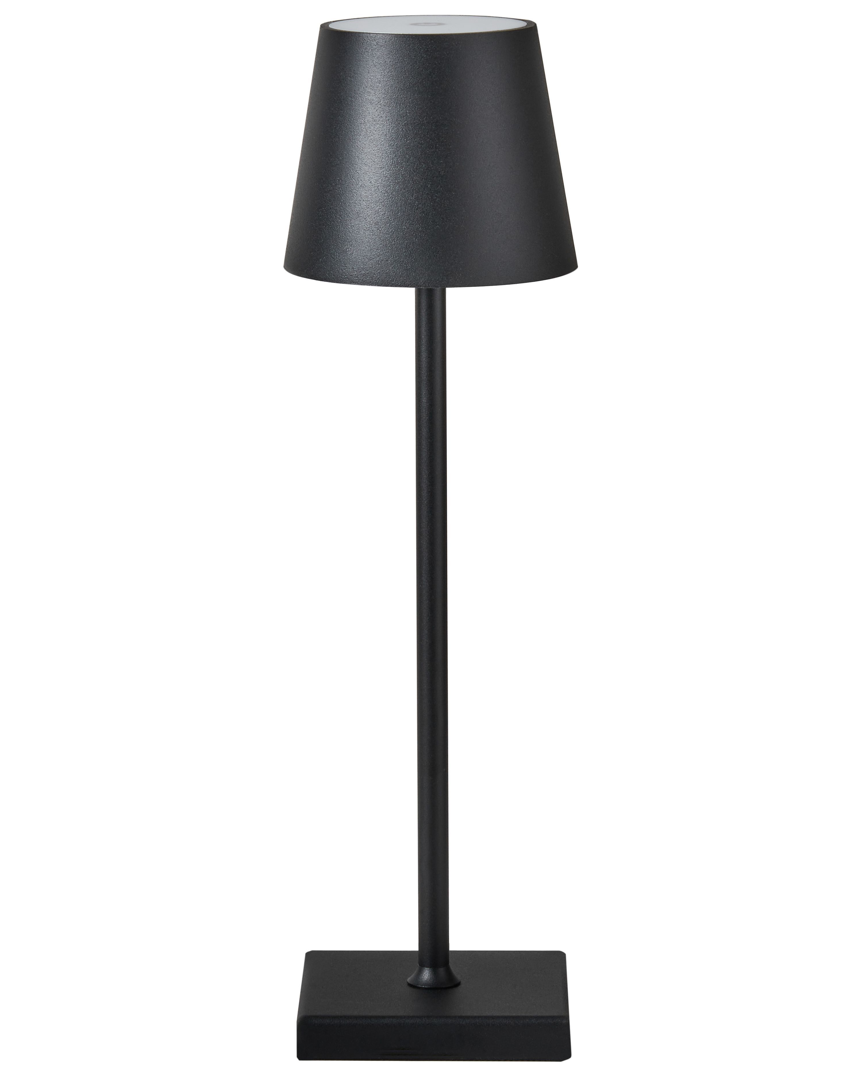 Wireless LED Table Lamp BACEIRO with Dimmer Metal Black