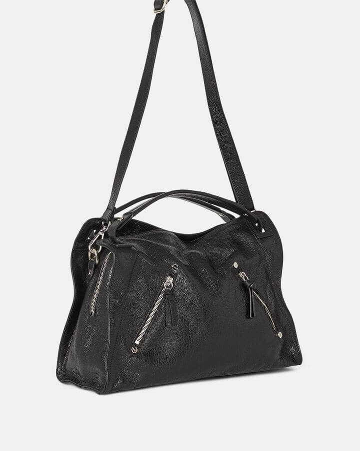 SAC LUMINA NOIR - Grand sac avec anse amovible