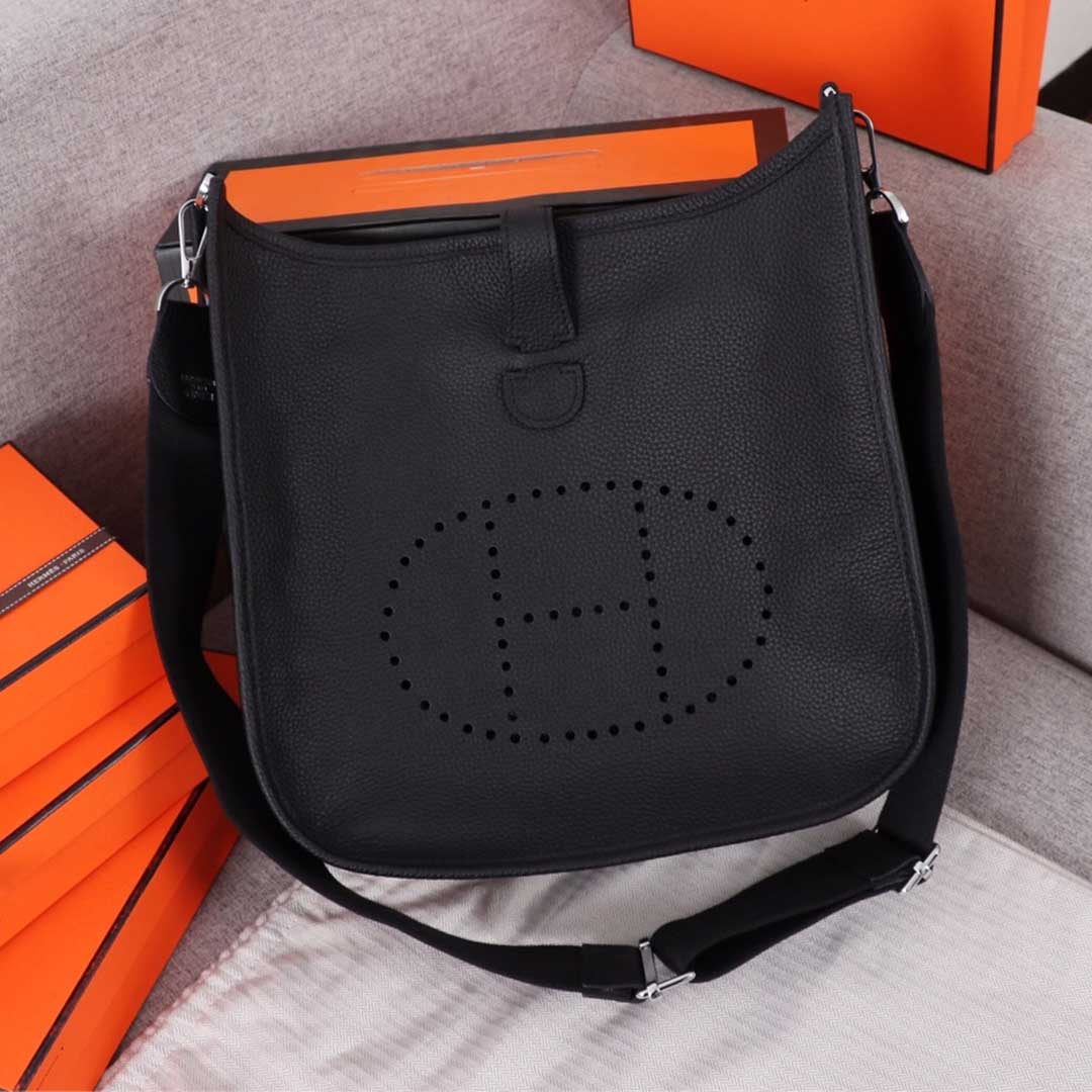 Replica Hermes Aaa-Evelyne Iii 29 Bag Orange/Black/Blue1:1High-quality replica