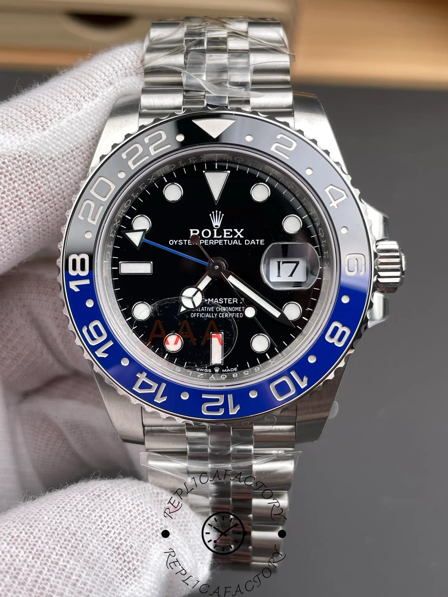 Rolex GMT-Master II 126710BLNR Black Dial Batman Bezel 40MM Mens Replica Watch - House of Replica