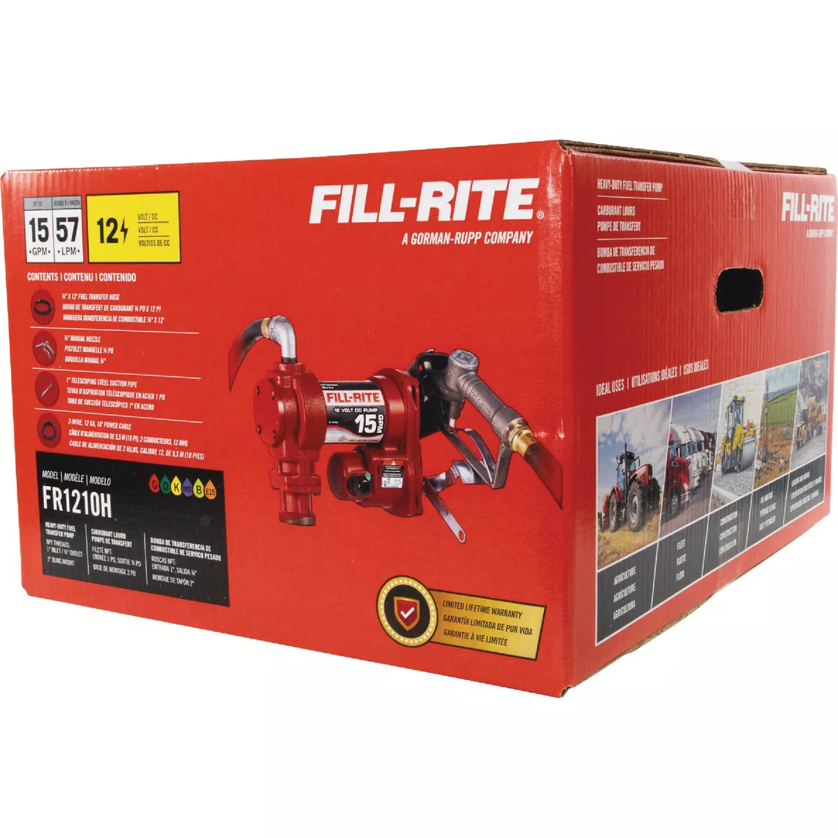 Fill-Rite 15GPM 12V DC Fuel Transfer Pump
