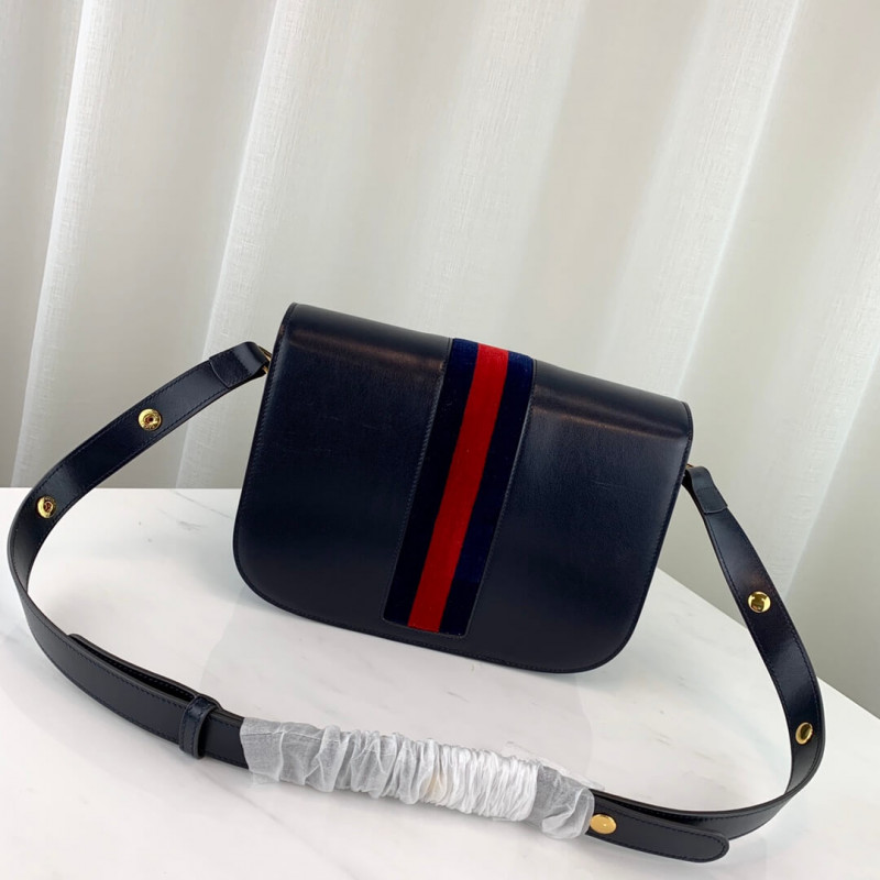 Replica Gucci 1955 Horsebit Shoulder Bag 602204 Blue1:1High-quality replica