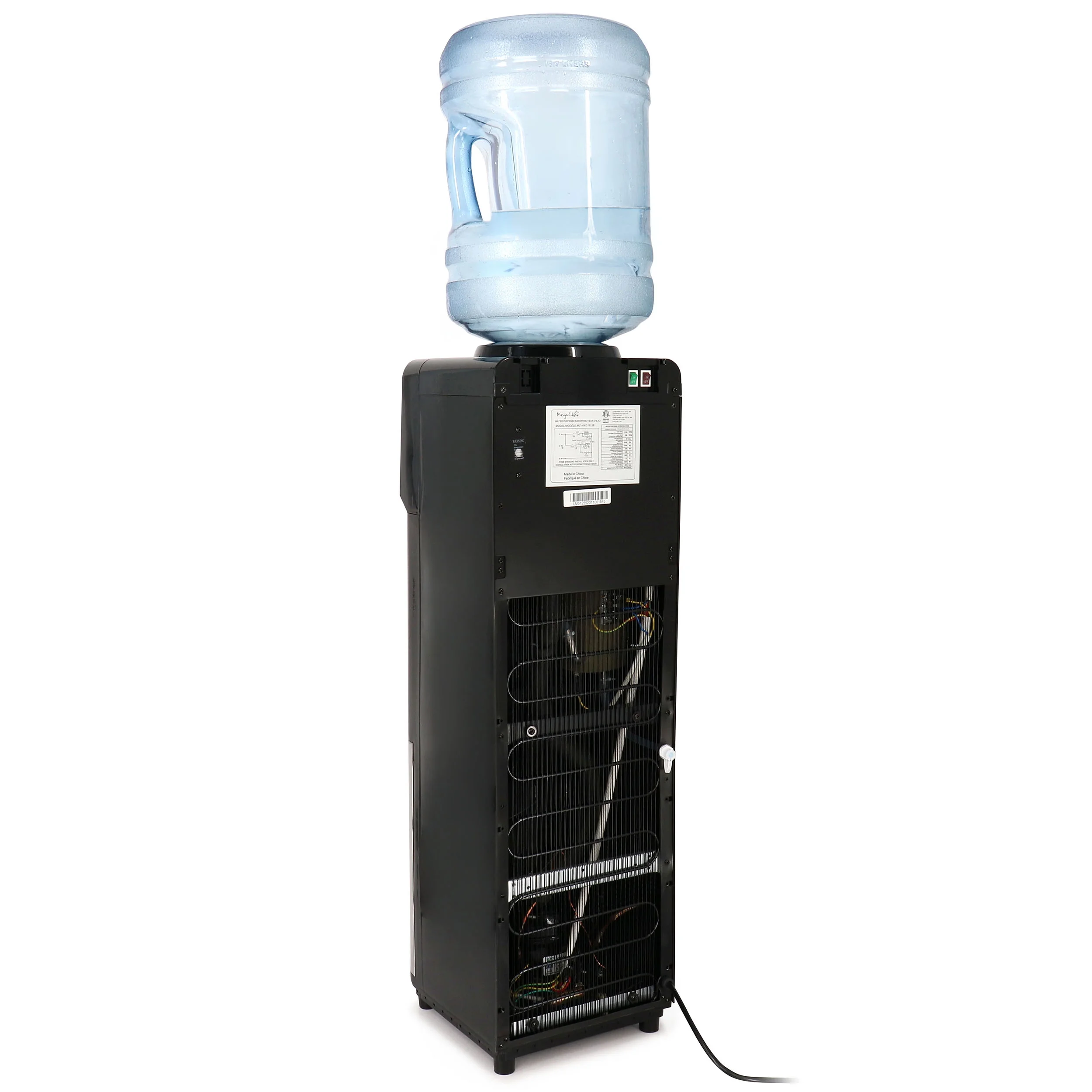 MegaChef Stainless Steel Bottom Load Hot and Cold Water Dispenser 5 Gallon Water Cooler - Image 23