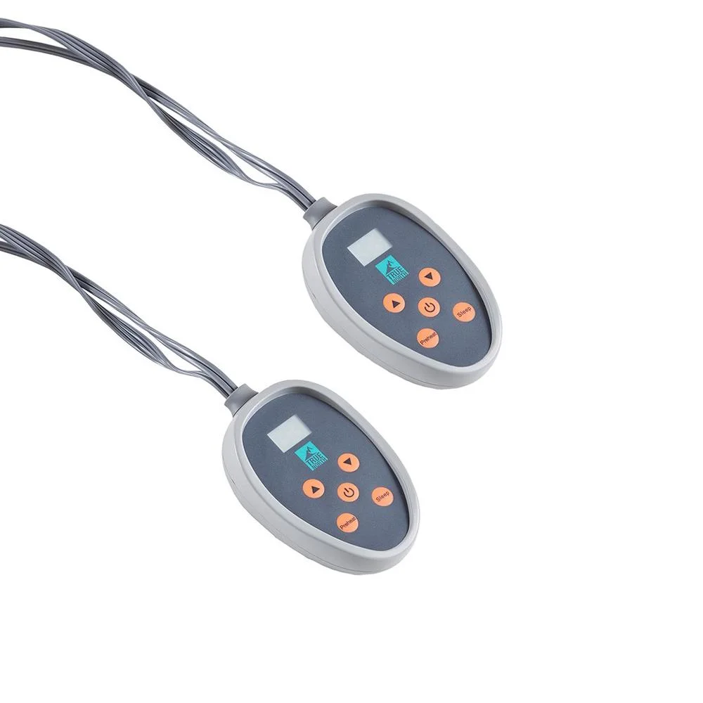 True North by Sleep Philosophy Sherpa Fabric King Heated Blanket in Gray