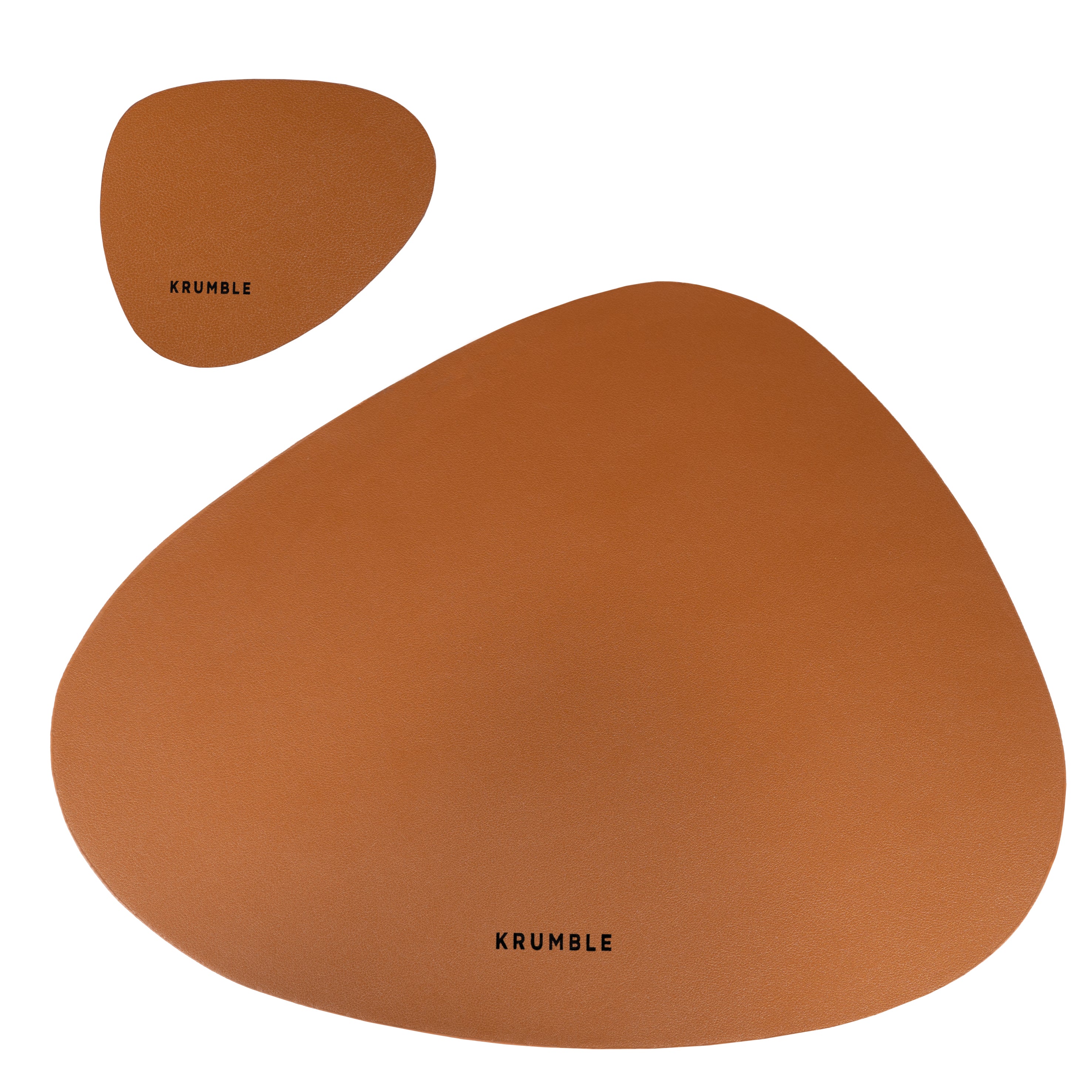 Krumble Placemat set design - 8 stuks - Bruin