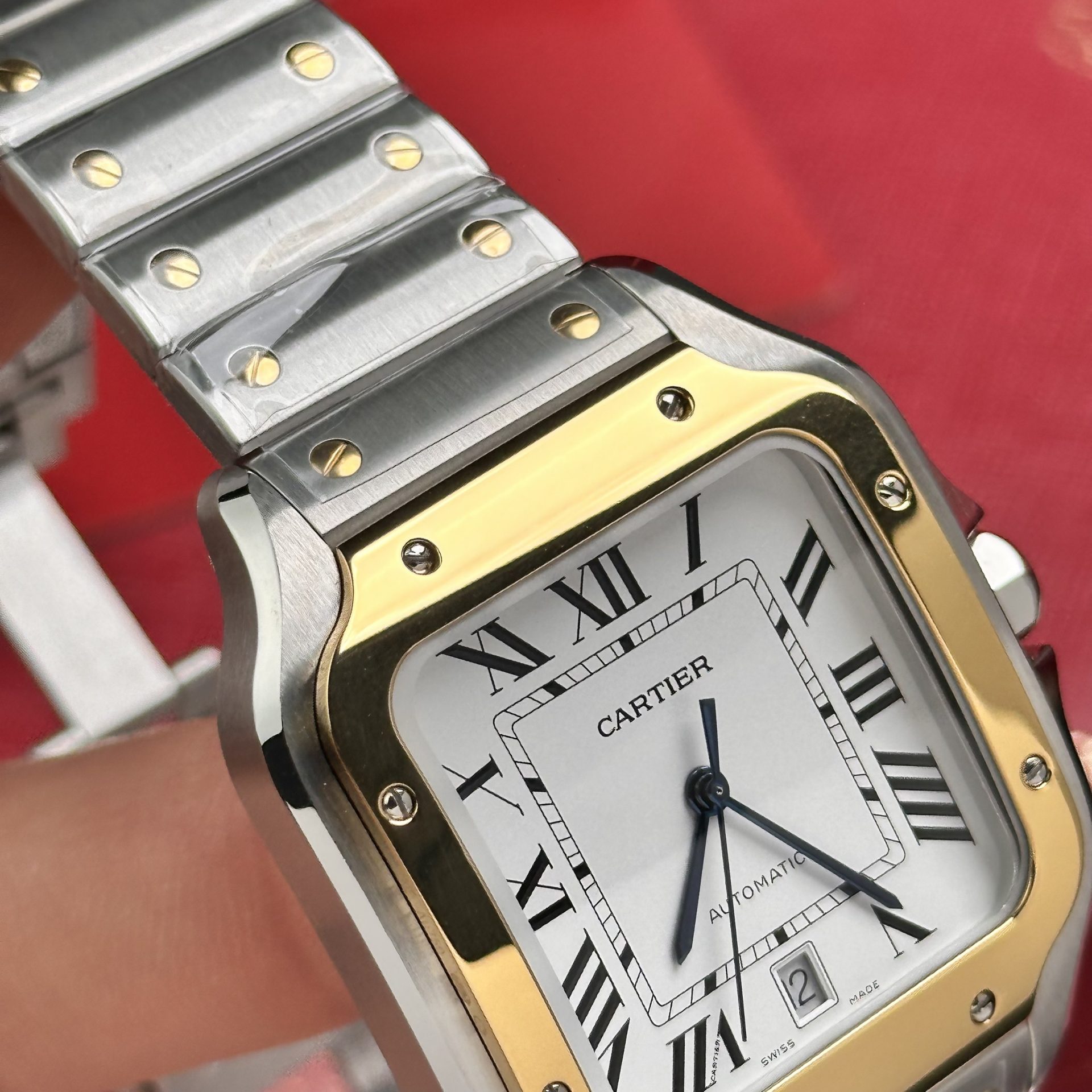 Cartier Replica 11 Watch Santos de Cartier W2SA0009 Demi Gold BV Factory 39.8mm - Top club