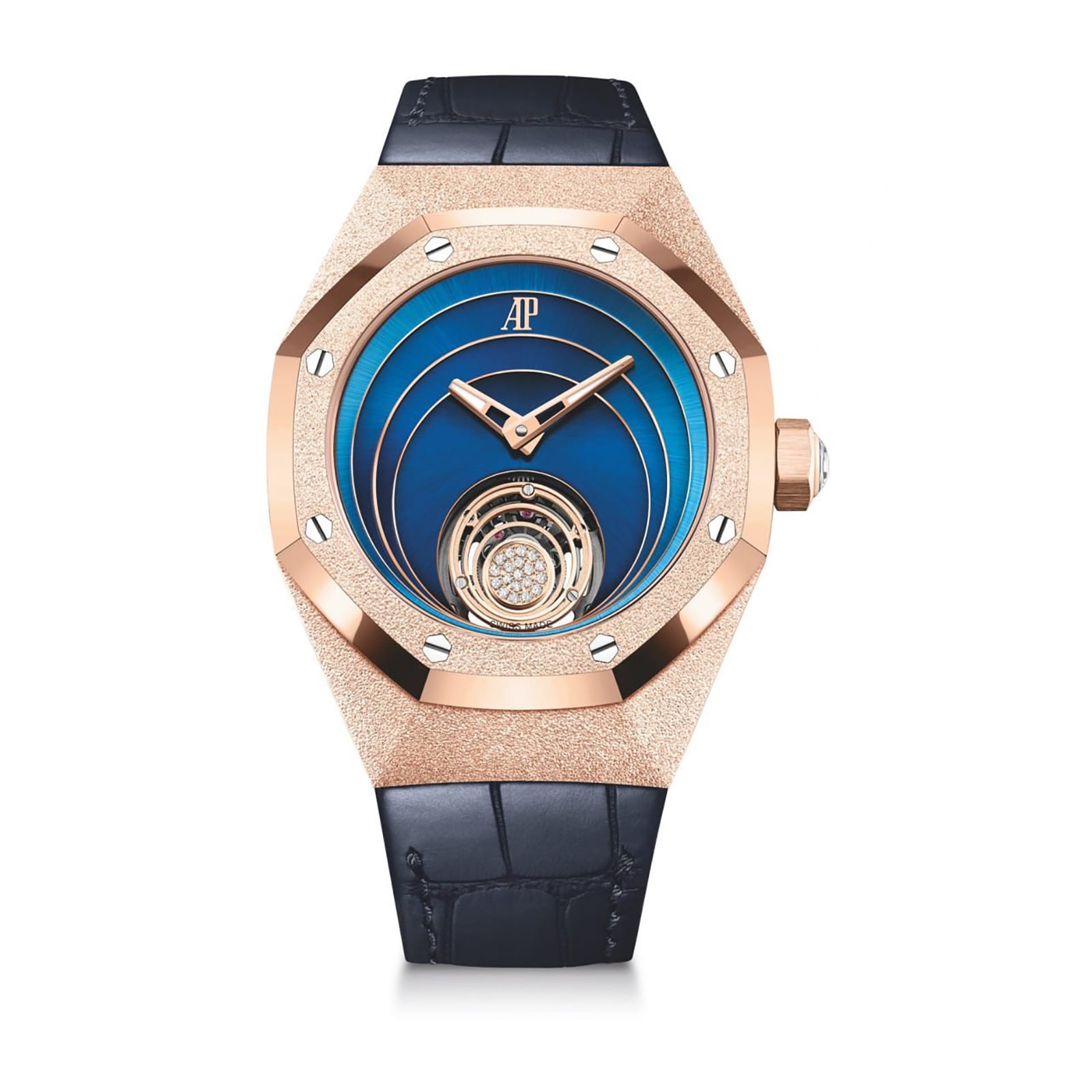 Audemars Piguet Replica Watch Royal Oak Concept Frosted Gold Flying Tourbillon(1:1 replica) - Top club