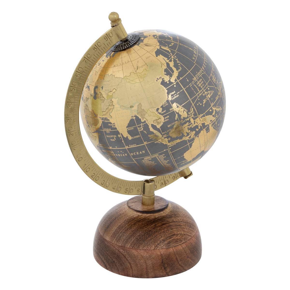 Globe "Afonso" Multicolored, H.24 cm