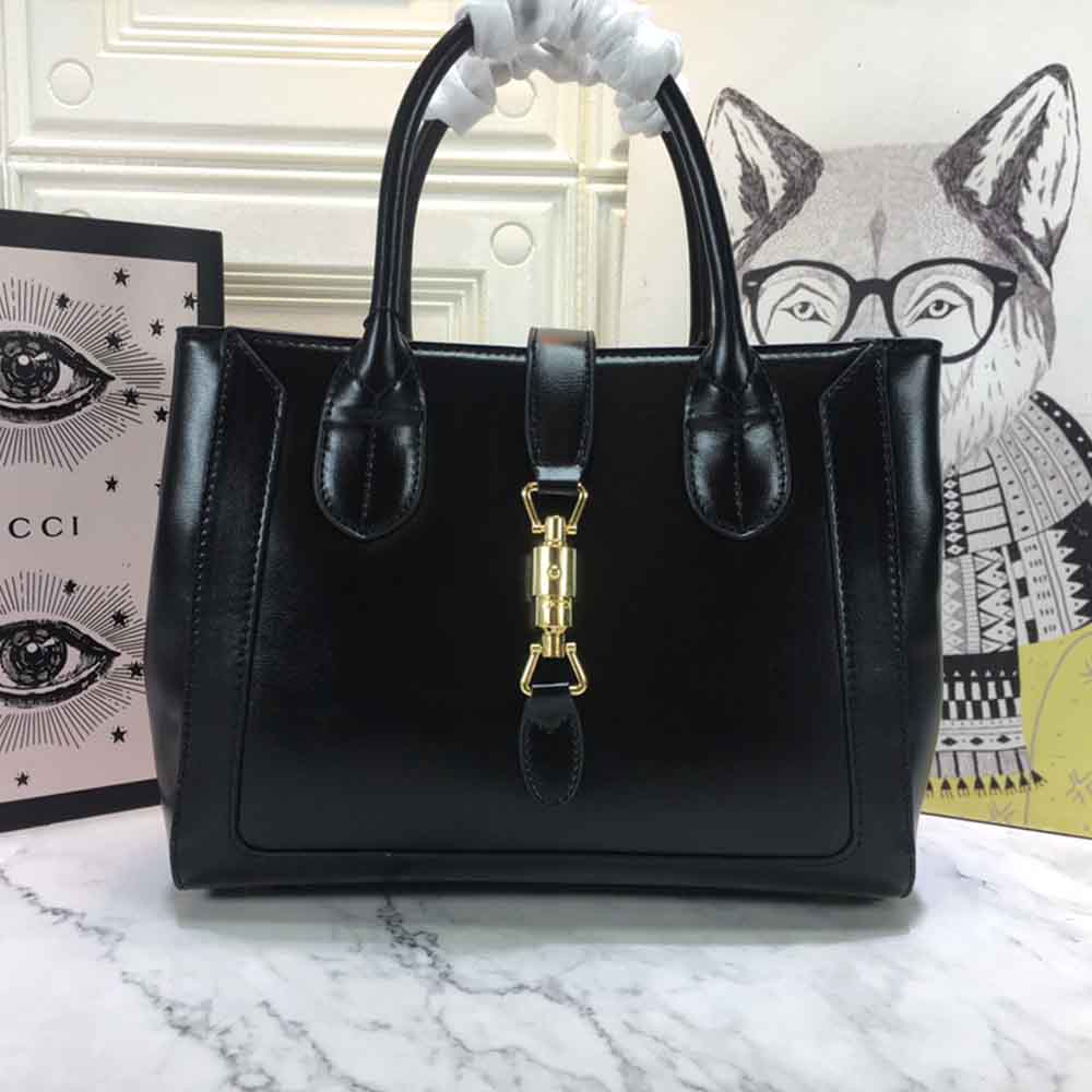 Replica Gucci Jackie 1961 Large Tote Bag 649015 Red/Black/Grey1:1High-quality replica