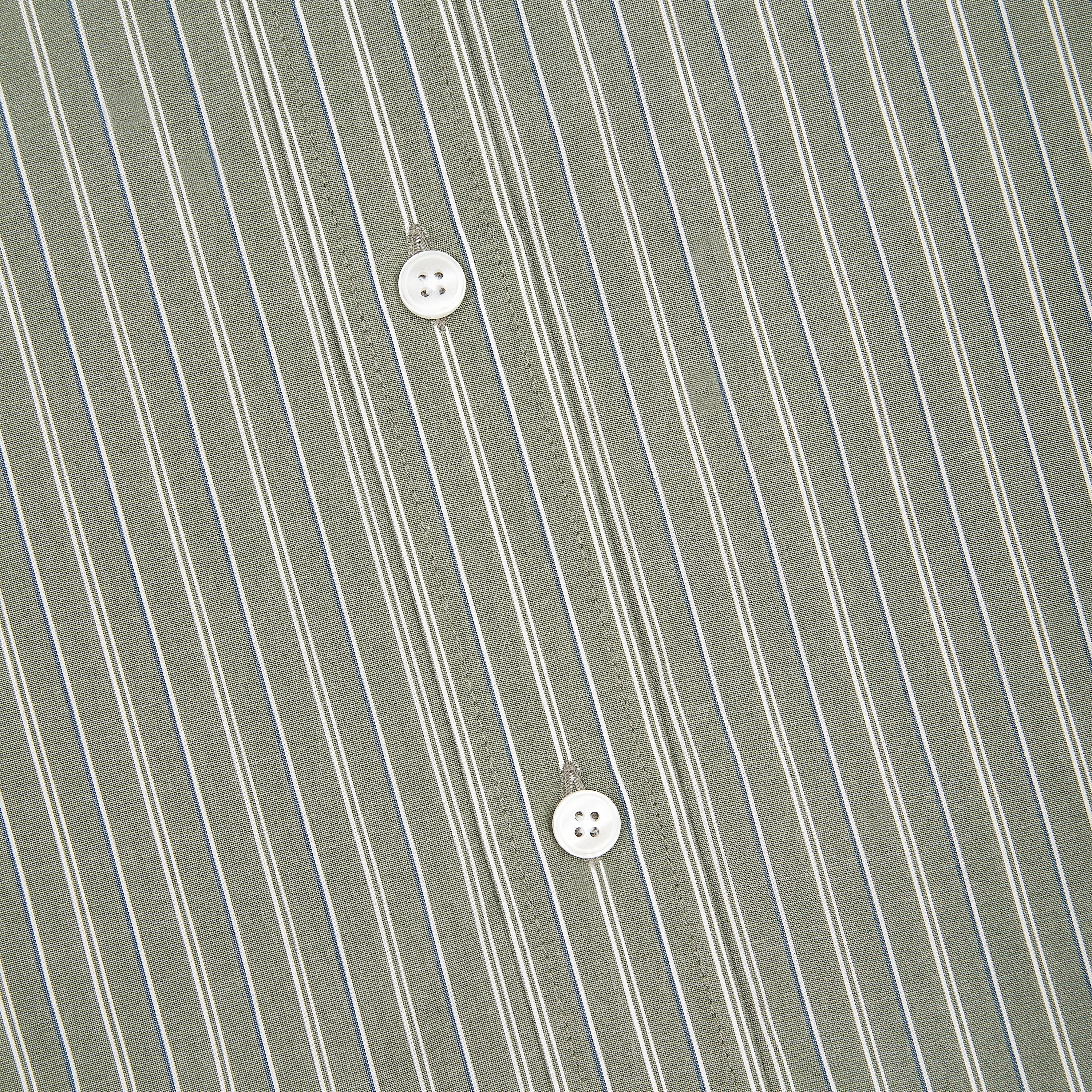 "garden of eden" green-white striped Shirt