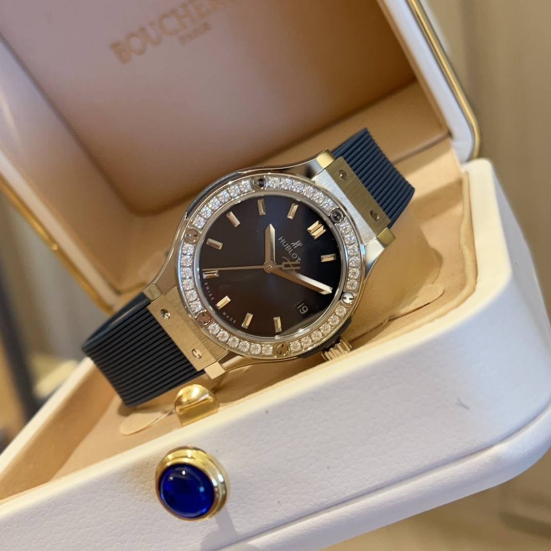 Hublot Classic 33mm High-End Women's Watch(1:1 replica) - Top club