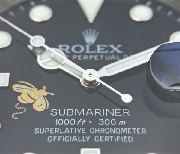 Replica Rolex Submariner 116610 LN Black Ceramic Bee Noob Nylon Strap A2836 - Top club
