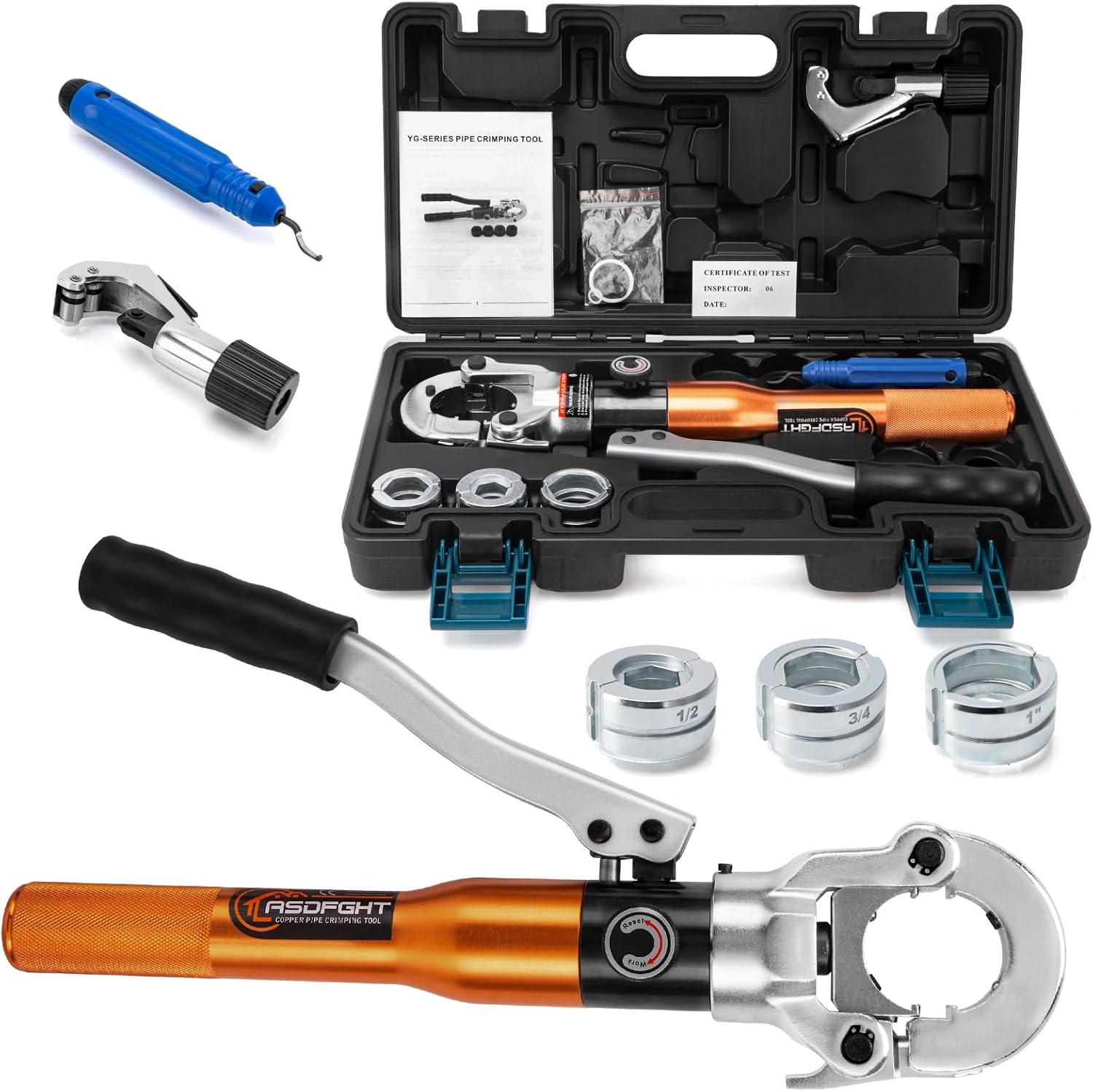 Copper Pipe Crimping Tool - with 1/2