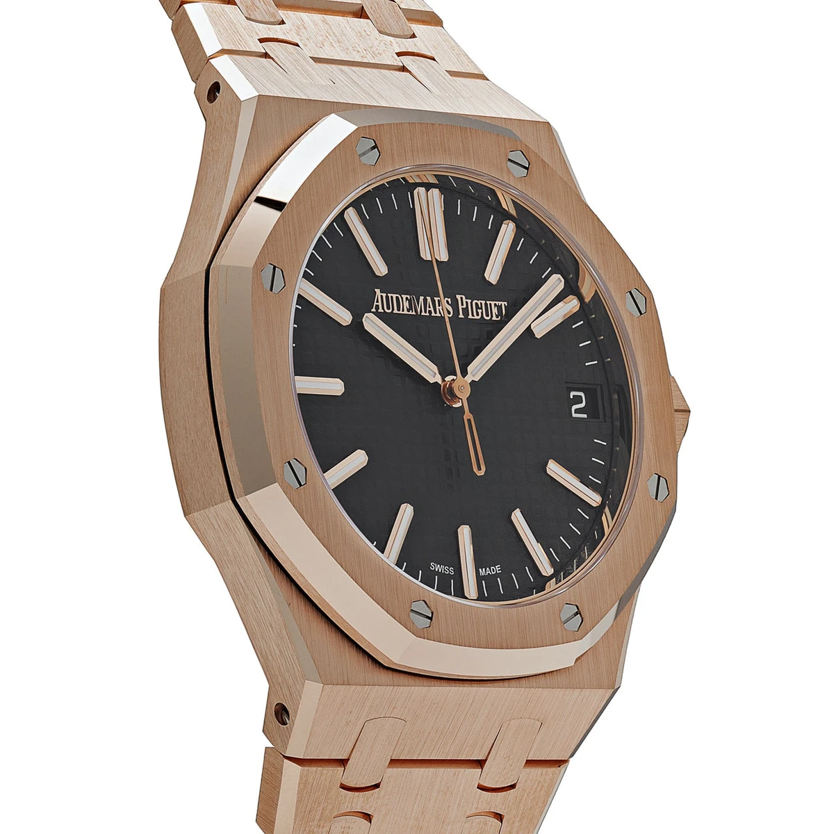 Royal Oak 41 Selfwinding Rose Gold Black Dial(1:1 replica) - Top club