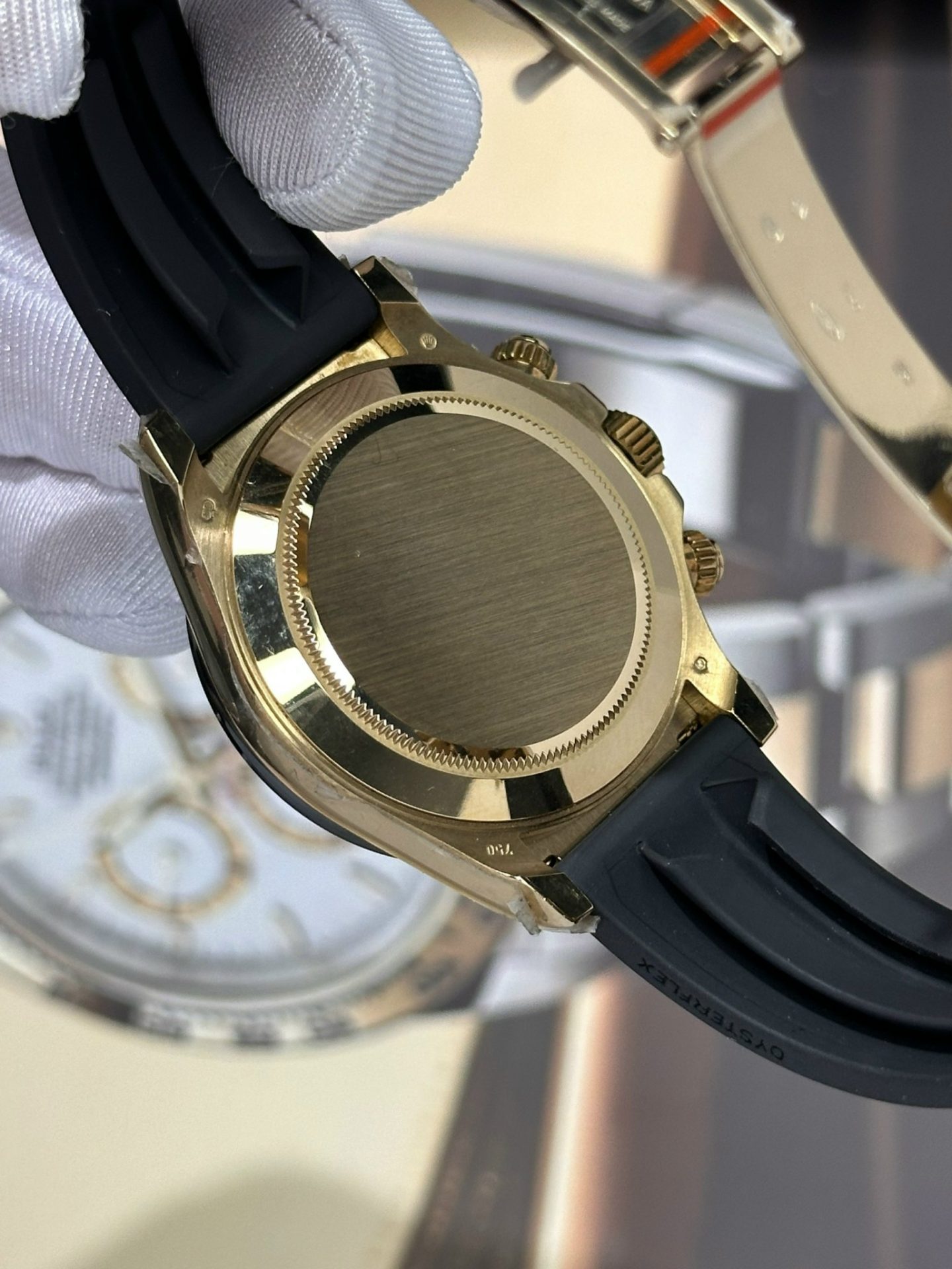 Rolex Replica 11 Watch Cosmograph Daytona Meteorite Dial Rubber Strap 40mm - Top club