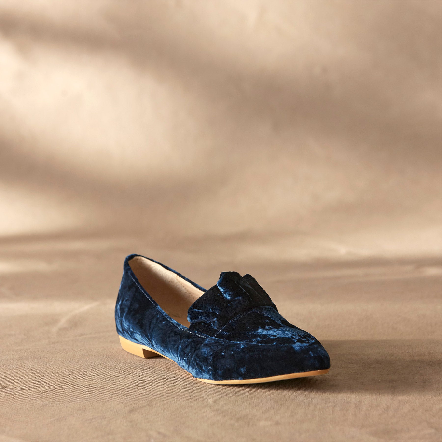Chrystal Velvet Flats - Sundance Clothing