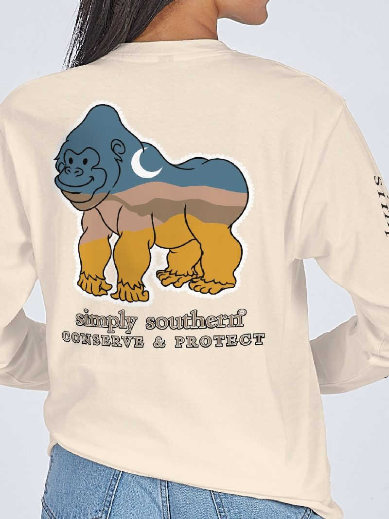 YTH-LS-TRACKGL1-MTN-LINEN - Simply Southern Outlet