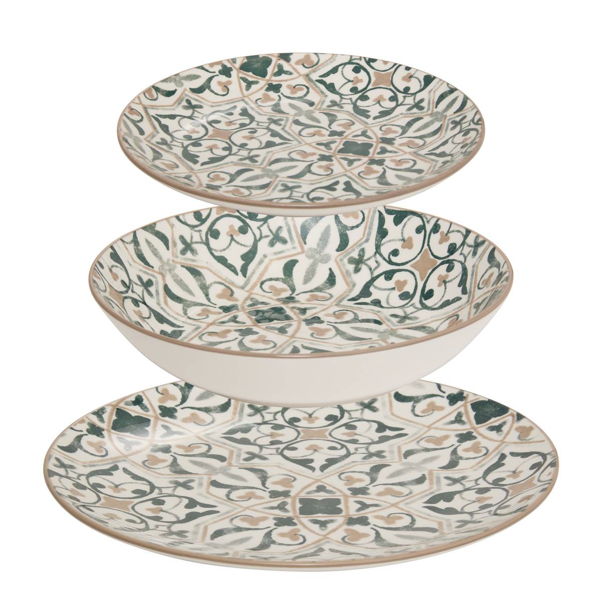 Dinnerware Set "Gaelle" porcelain, 18 pieces