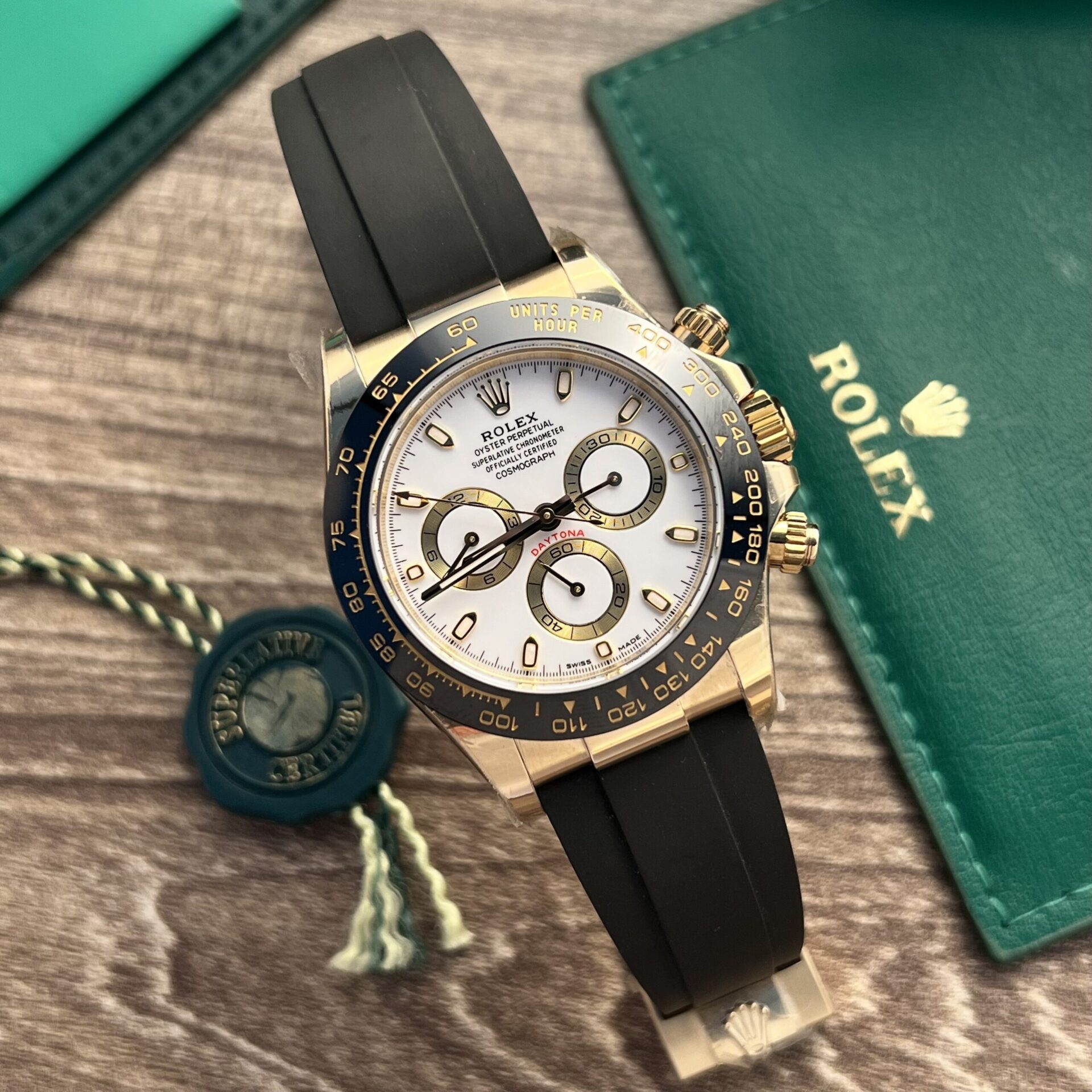 Rolex Cosmograph Daytona Replica Watch White Dial BT Factory 40mm - Top club