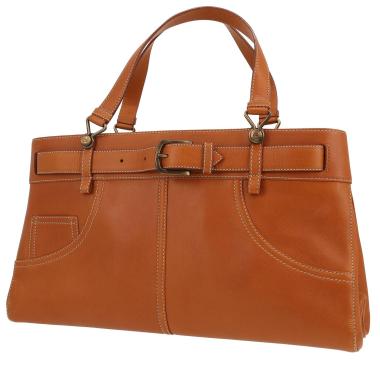 Dior Jeans Pocket handbag in brown leather