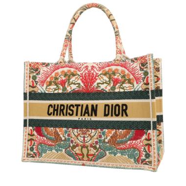 Dior Book Tote shopping bag in white and blue canvas1:1High-quality replica