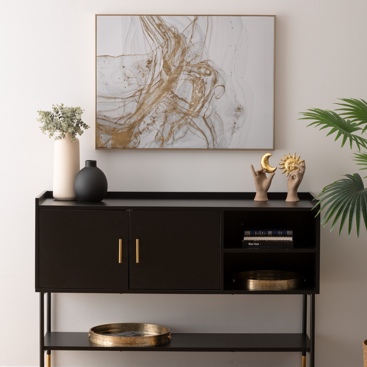 Framed canvas print "Sibba" 60x80 cm