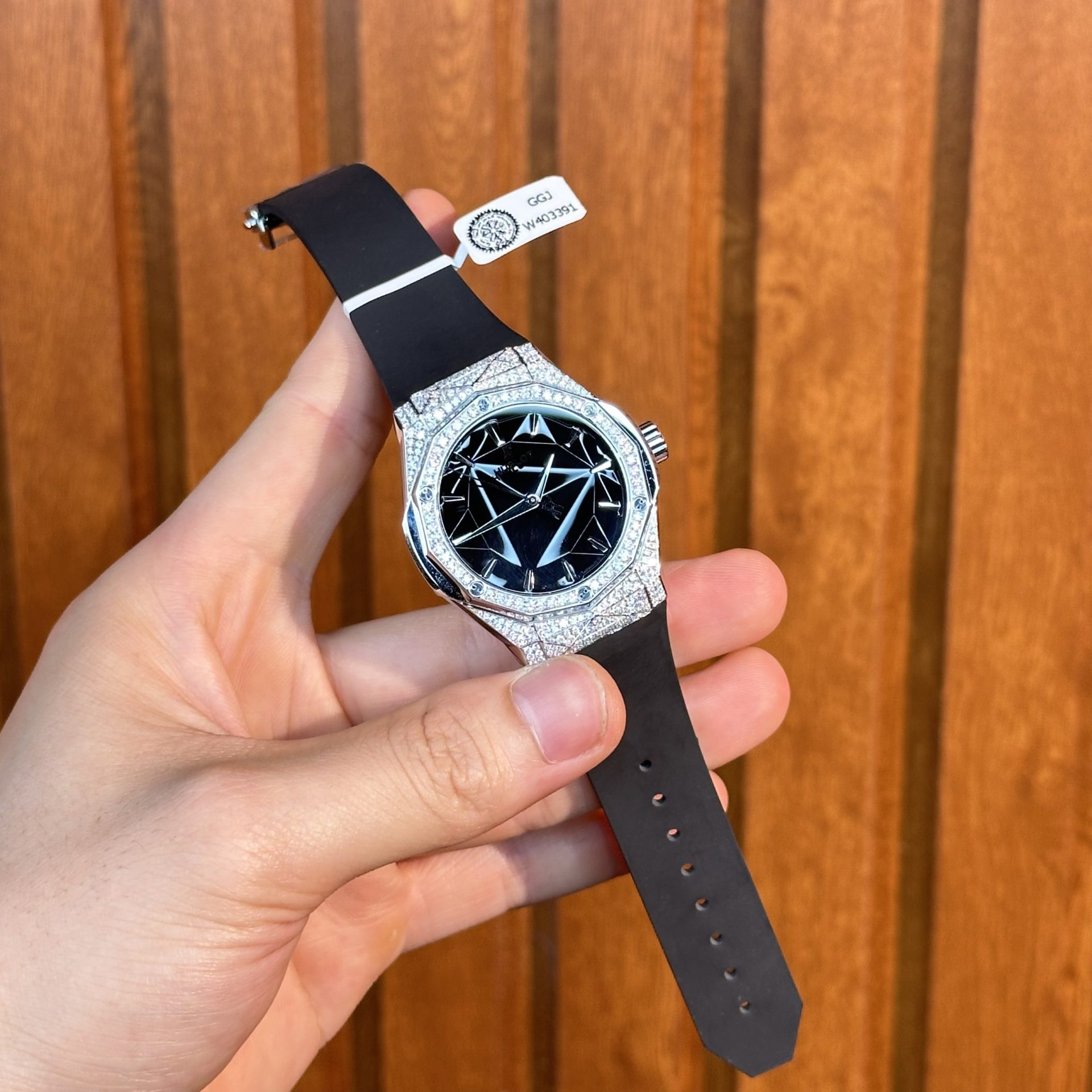 Hublot Replica 1:1 Watch Orlinski Titanium Full Diamond Moissanite Hong Kong 40mm - Top club