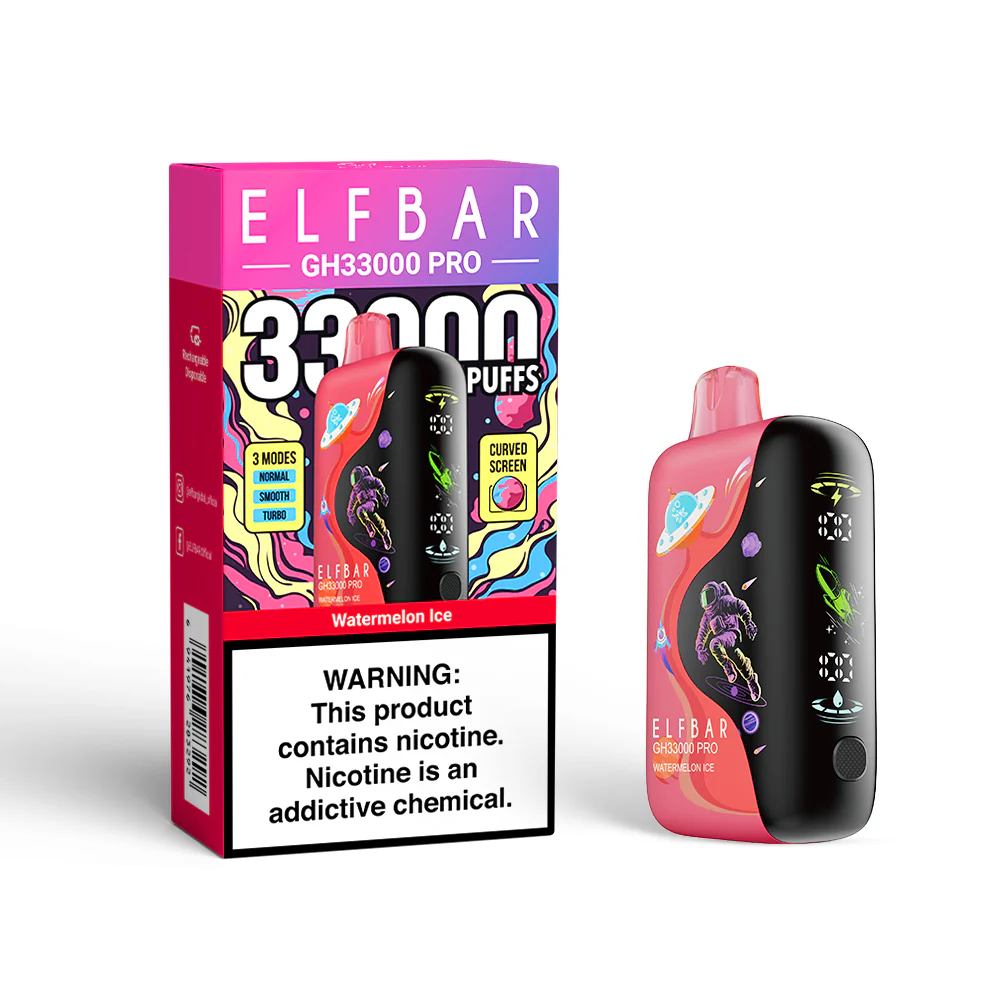 ELFBAR GH33000 PRO ładowalny jednorazowy e-papieros (wszystkie smaki)