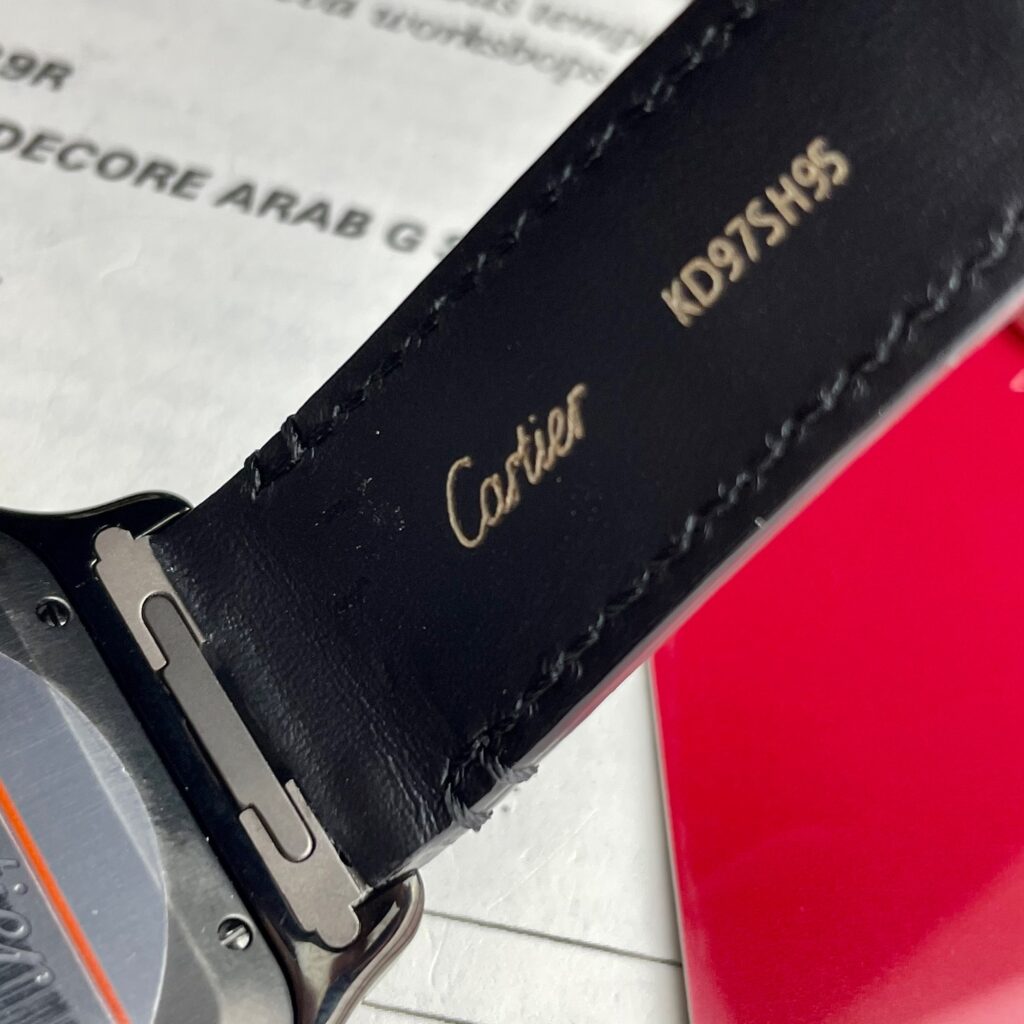 Cartier Santos De Cartier Full Black Replica 1:1 Watch Factory BV 39.8mm - Top club