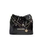 Chanel 22 Handbag Black 35cm/13.8in As3261
