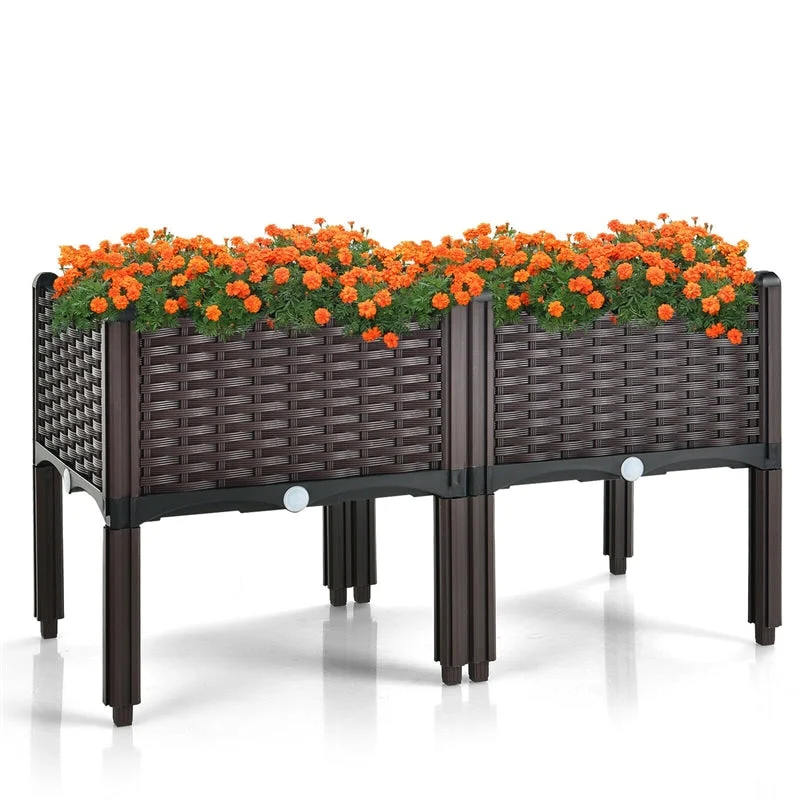 Elevated Planter Boxes - 2 Planter Boxes With 8 Legs - Image 3 Elevated Planter Boxes - 2 Planter Boxes With 8 Legs - Image 3