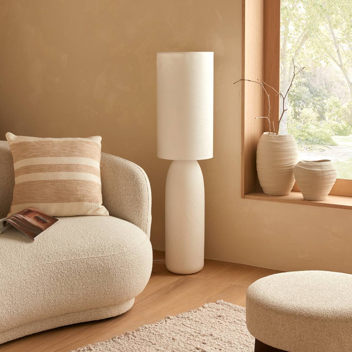 Floor Lamp Sector "Keyah" Grey, H.111 cm