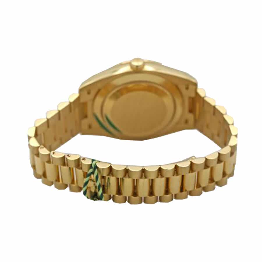 Rolex Day-Date 228348RBR KW Yellow Gold   Diamonds Champagne Dial Replica - Elite Watch Atelier