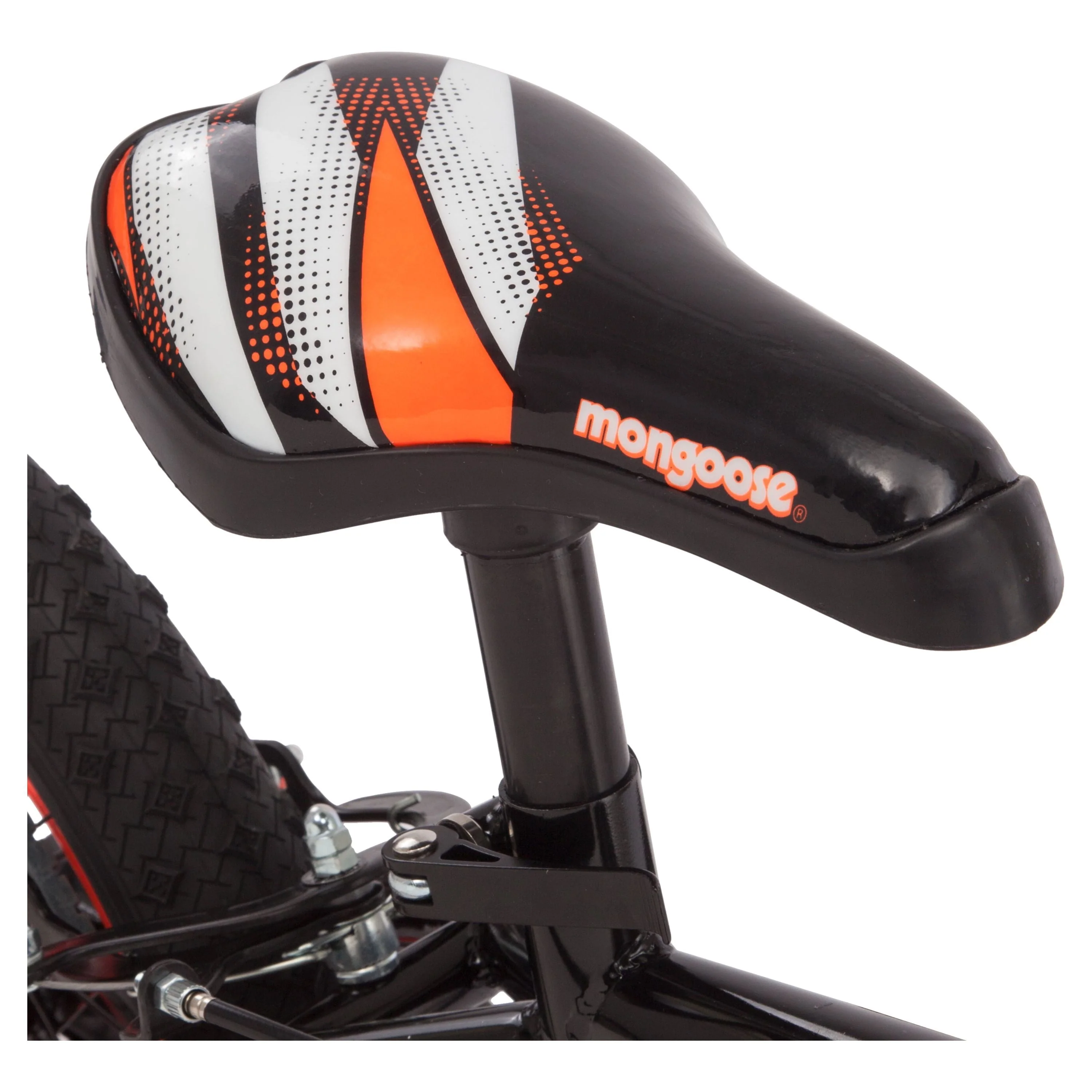 Mongoose 16" Mutant Kid's BMX Bike, Ages 3-5, Black & Orange - Image 6