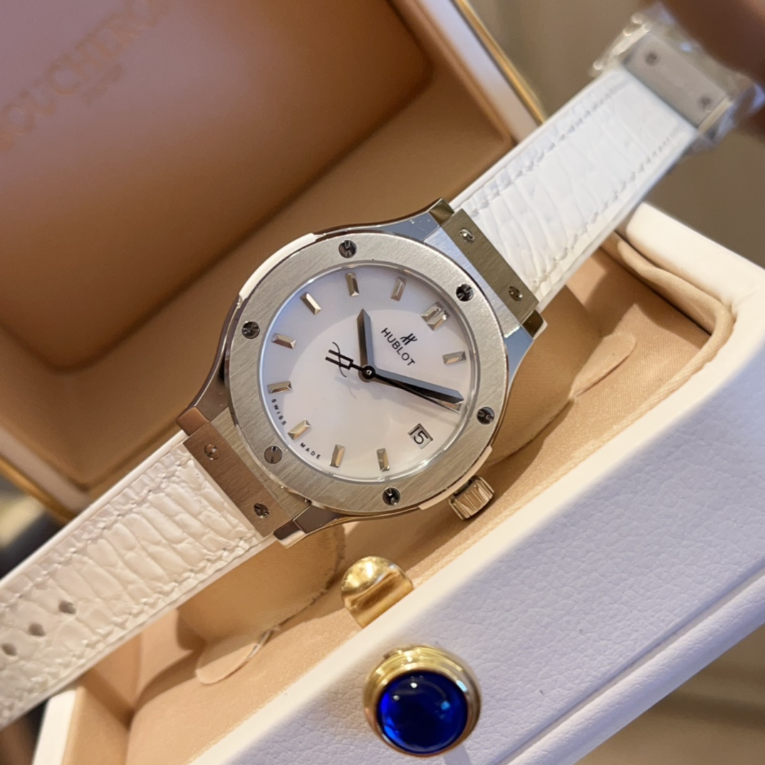 Hublot Classic 33mm High-End Women's Watch(1:1 replica) - Top club