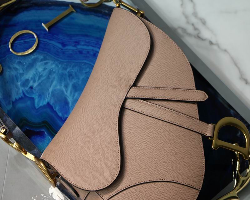 Saddle Bag With Strap Hazelnut Grained Calfskin – DB0711:1High-quality replica
