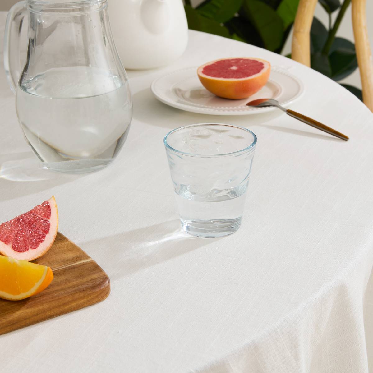 Set of 6 low tumblers "Pedr'Eau" 250 ml, glass, Transparent