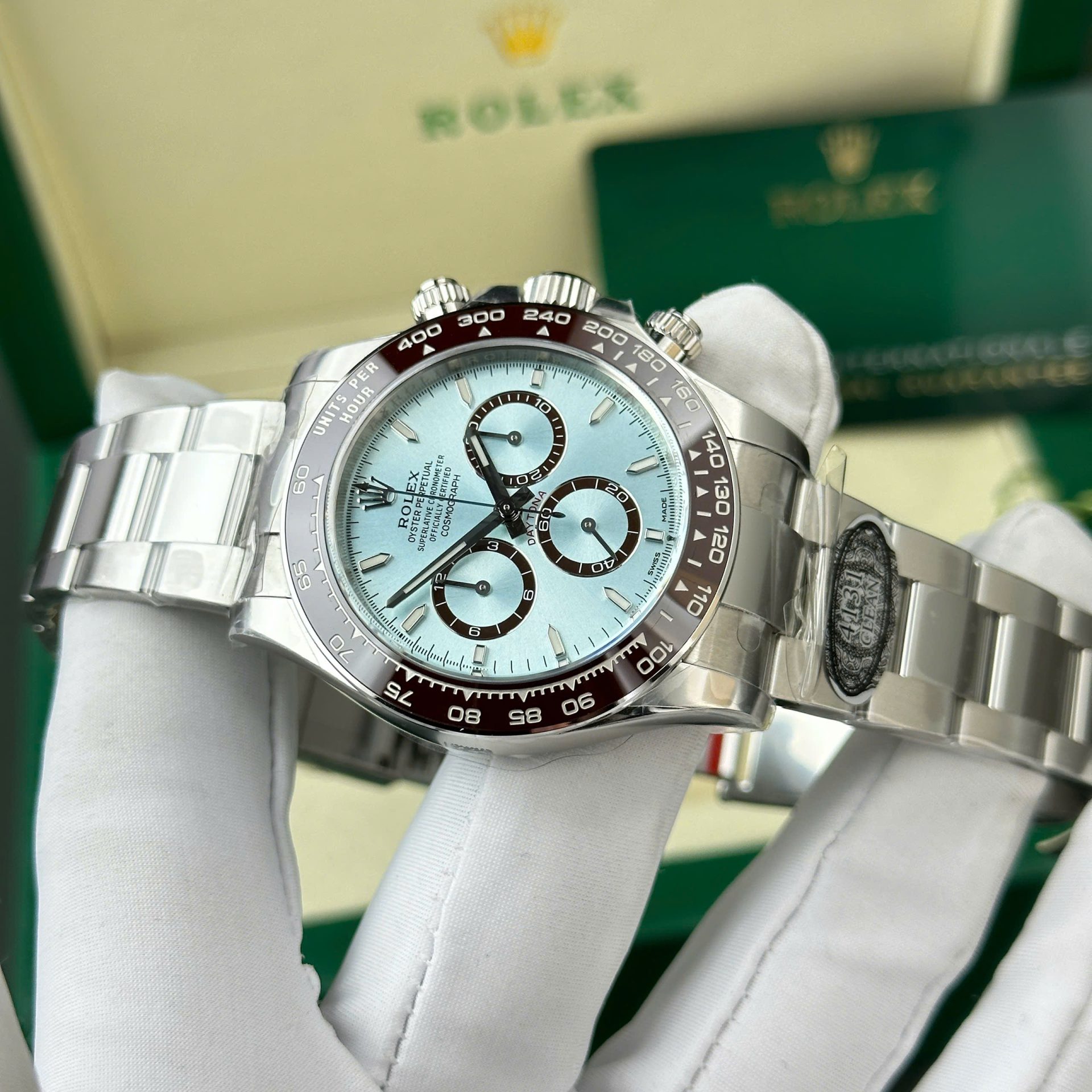 Rolex Cosmograph Daytona 126506 Best Replica Watch Dial Ice Blue Clean Factory 40mm - Elite Watch Atelier