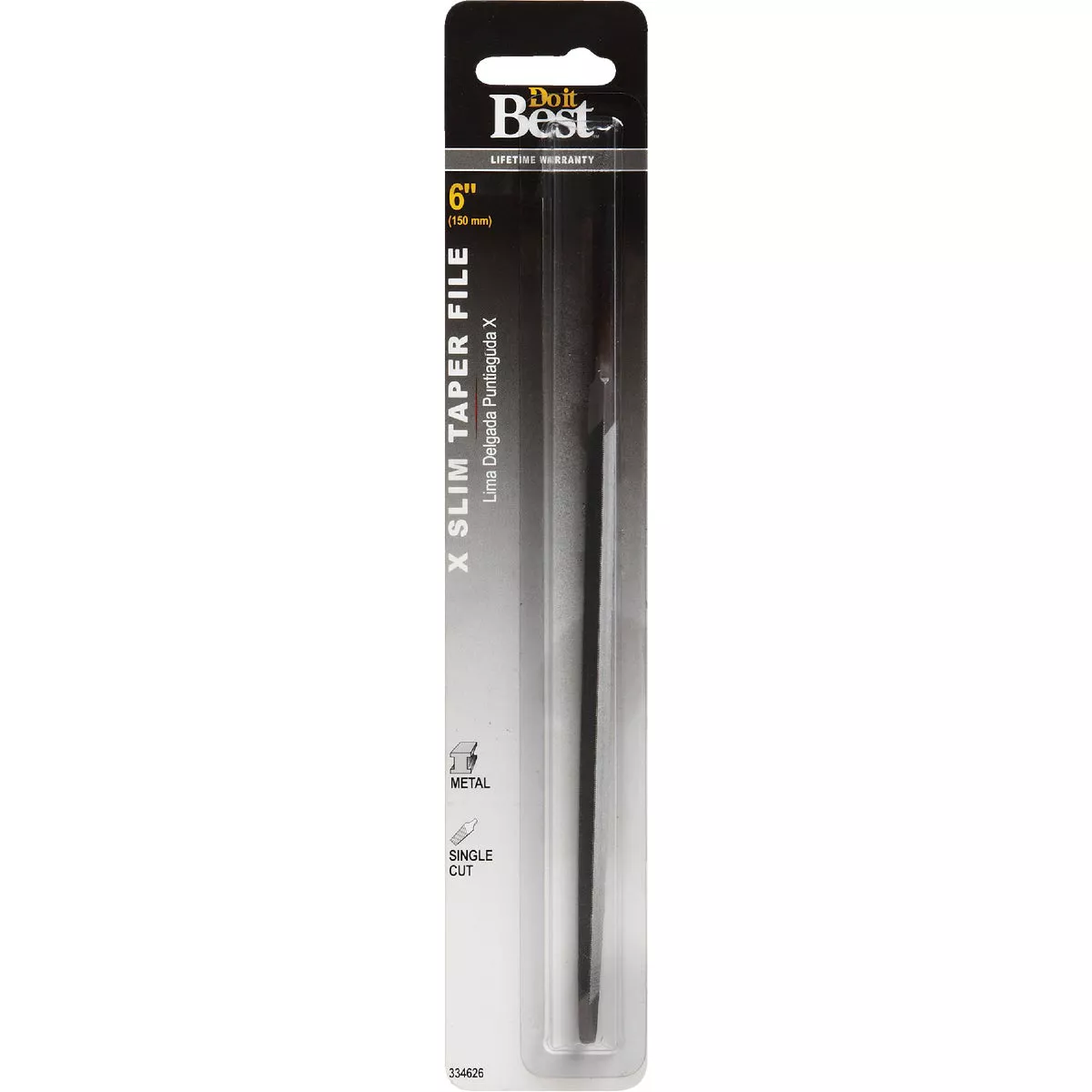 Do it Best 6 In. X-Slim Taper File