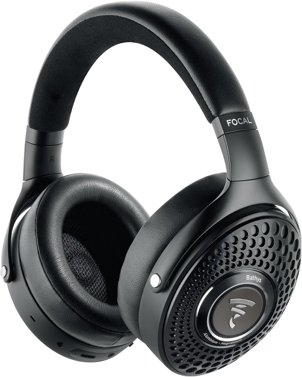 Focal BATHYS Over Ear HiFi Bluetooth Wireless Headphones with Active Noise Cancelation (Black Stealth)