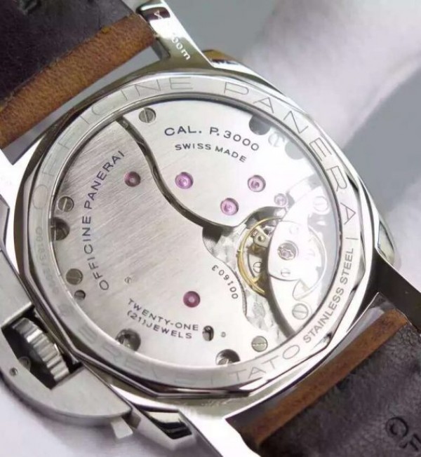 Replica Panerai PAM557 Black Dial Brown Asso Strap P.3000 Super Clone - Top club